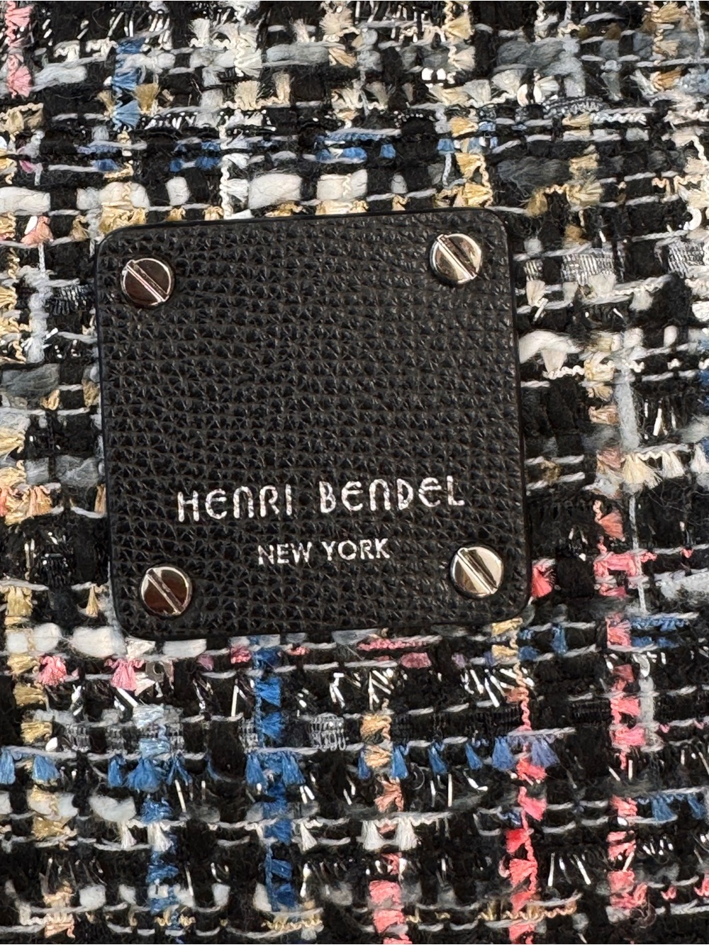 Henri Bendel Jetsetter Tweed with Black Trim - Picture 10 of 13